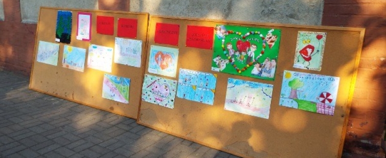 Powiększ obraz: Plakat uczniów i przedszkolaków