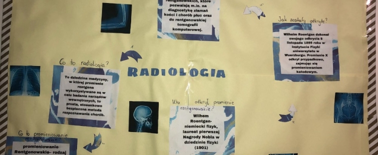Powiększ obraz: Plakat z okazji międzynarodowego dnia radiologii